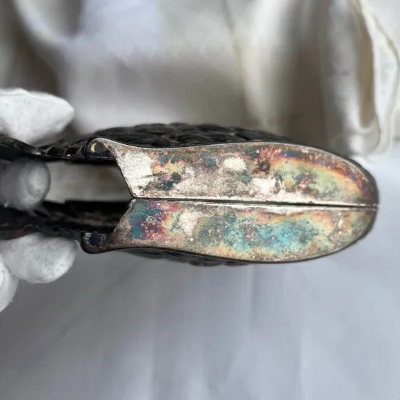 Godinger Silver Plate Swan, Collectible Napkin Holder VTG Godinger Made in Italy - Picture 9 of 17